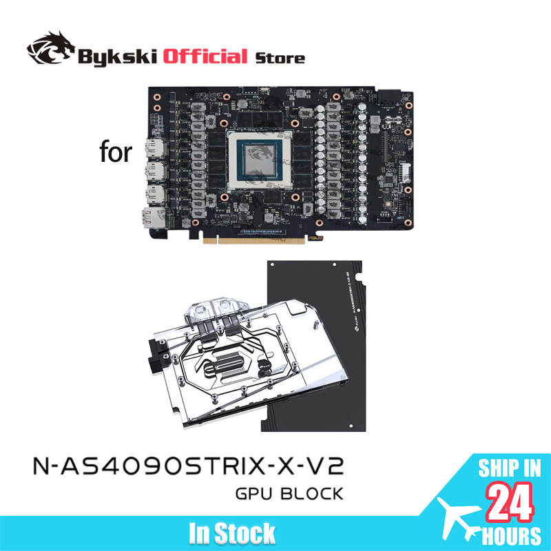 Rtx 4090 Water Block - Bloc de GPU Bykski pour carte