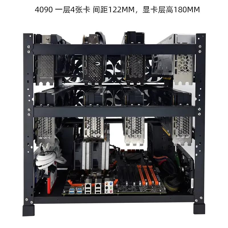 Châssis de station de travail  - Gpu Mining Rig Frame 8 Gpu avis et prix