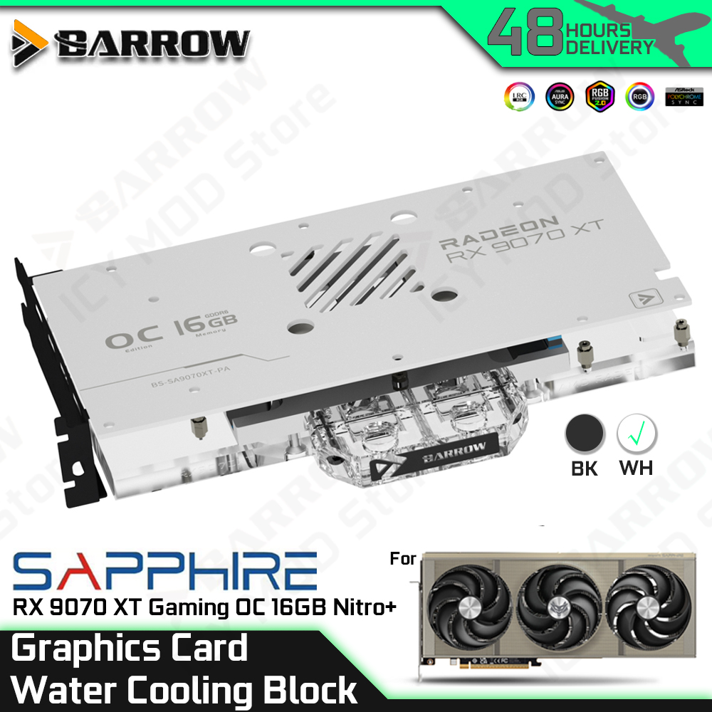 Barrow carte graphique bloc de - Rx 9070 16Gb avis et prix